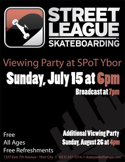 Street League viewing parties are at The Bricks